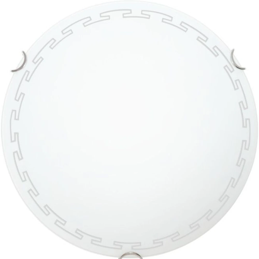 Светильник стеклянный НББ Греция 3*60Вт Е27 d=400мм белый (25070)