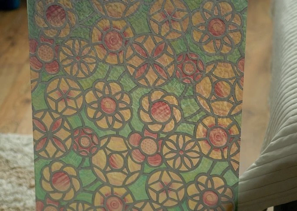 Самоклеюча плівка D-C-Fix 45см х 1м Df 200-2795 (Вітраж Шартр)