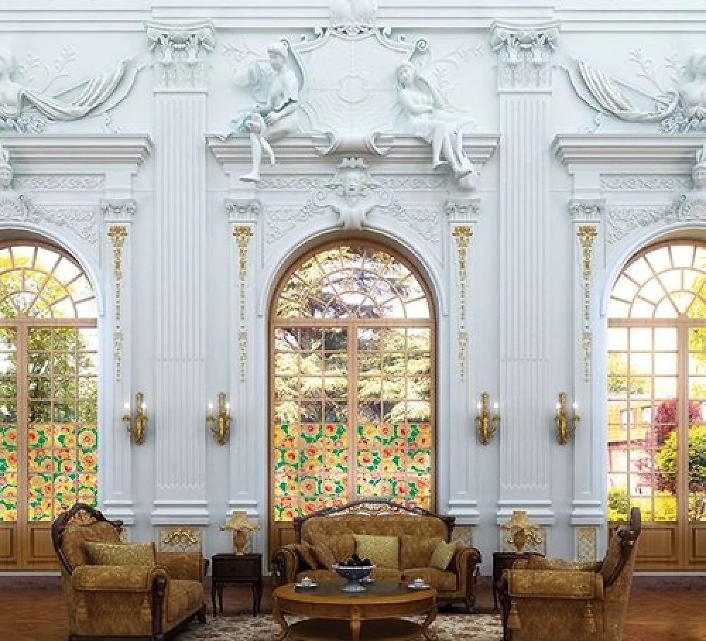 Самоклеюча плівка D-C-Fix 45см х 1м Df 200-2795 (Вітраж Шартр)