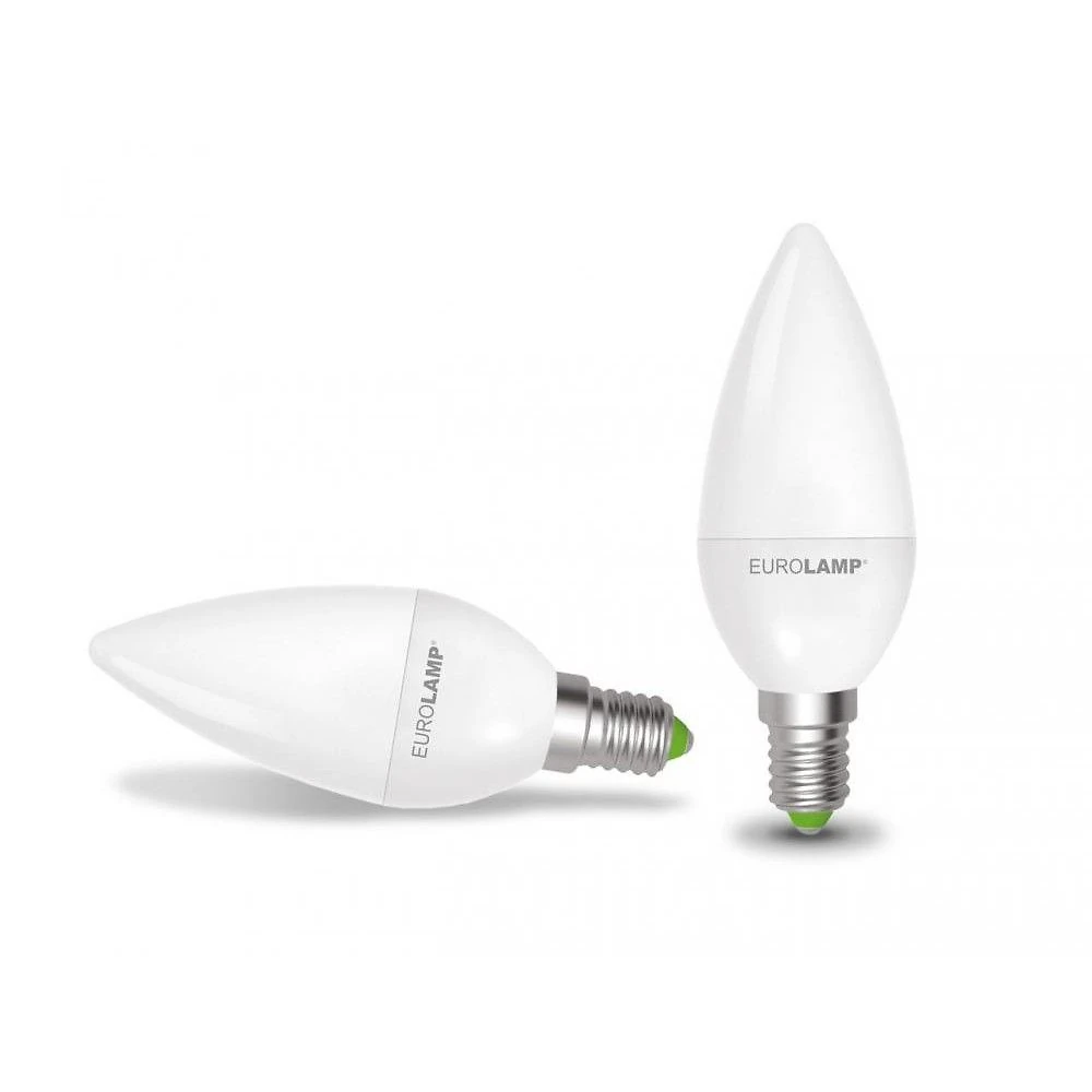Лампа светодиодная свеча 5Вт  220В Е14 4000K Eurolamp LED-CL-05144(A)