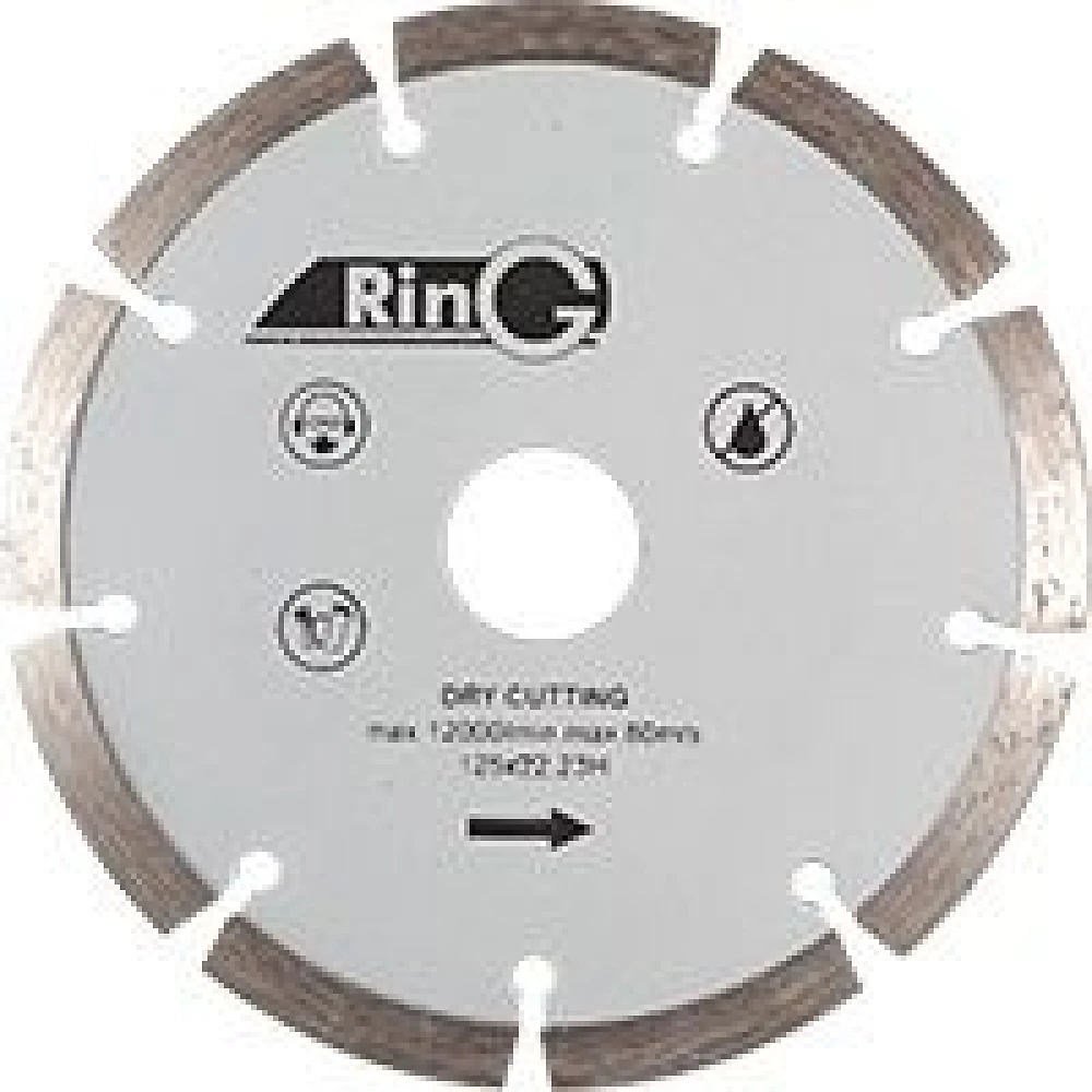 Диск отрезной алмазный 115*7*22,2мм плитка Ring