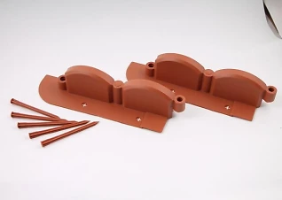 Бордюр хвилястий 9м х 10см сірий OBFGY0910