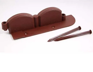 Бордюр хвилястий 9м х 20см коричневый OBFB0920