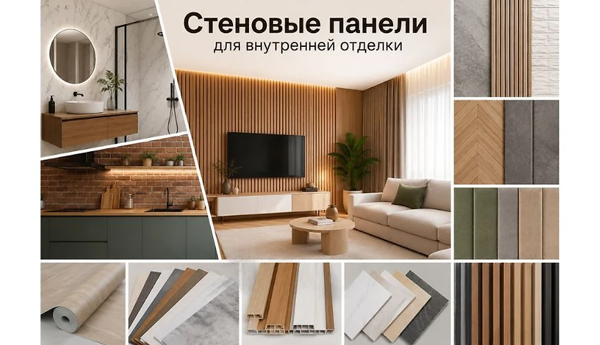 Стеновые панели для внутренней отделки