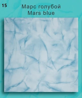 Цветная плитка для потолка пенополистирольная 15 МАРС ГОЛУБОЙ Romstar 1м2