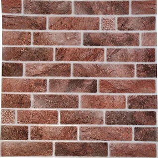 Самоклеюча декоративна 3D панель мікс червоний 690x690x4 мм 2013-4