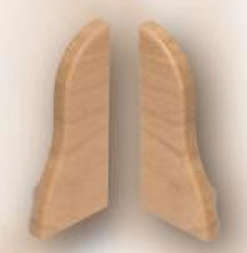 Заглушка для плинтуса с кабельканалом TEKO Люкс правая