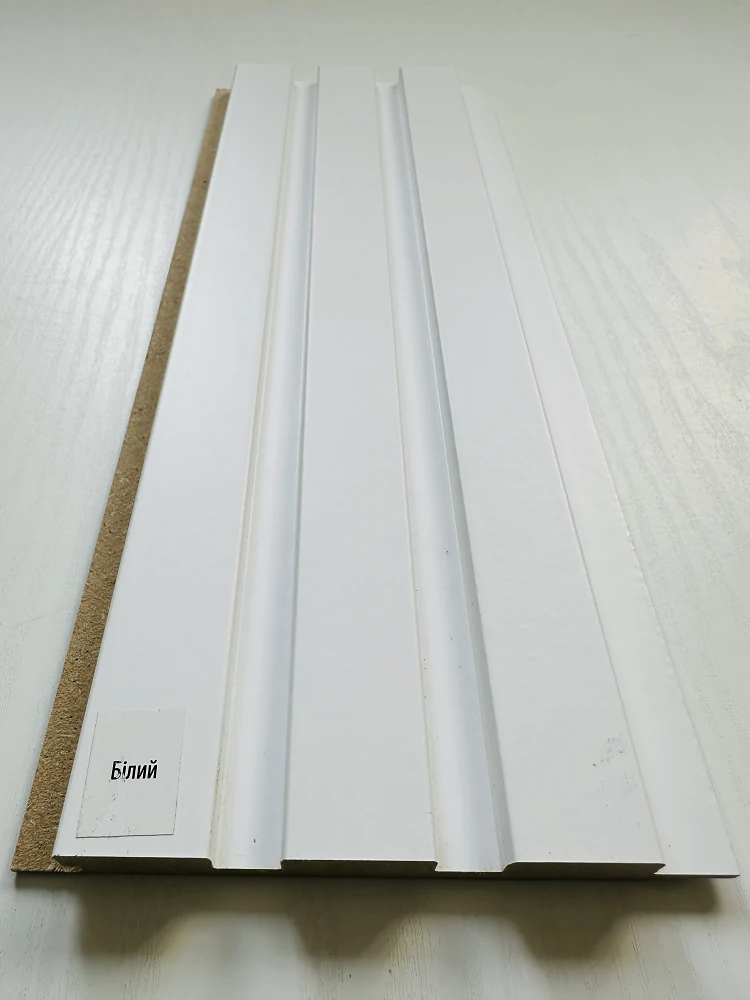 Панель МДФ Стеновая 12117 Белый SM2 117(104) x 12 х 2800  (1 шт.)