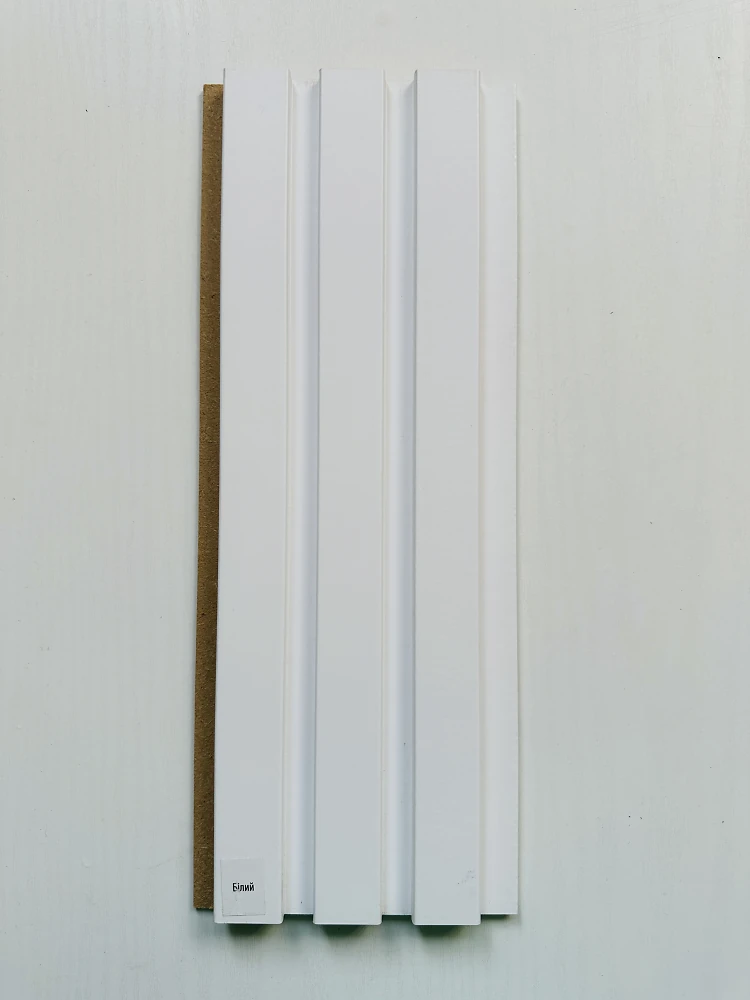 Панель МДФ Стеновая 12117 Белый SM2 117(104) x 12 х 2800  (1 шт.)