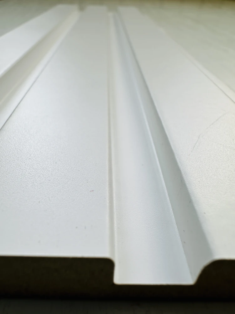 Панель МДФ Стеновая 12117 Белый SM2 117(104) x 12 х 2800  (1 шт.)