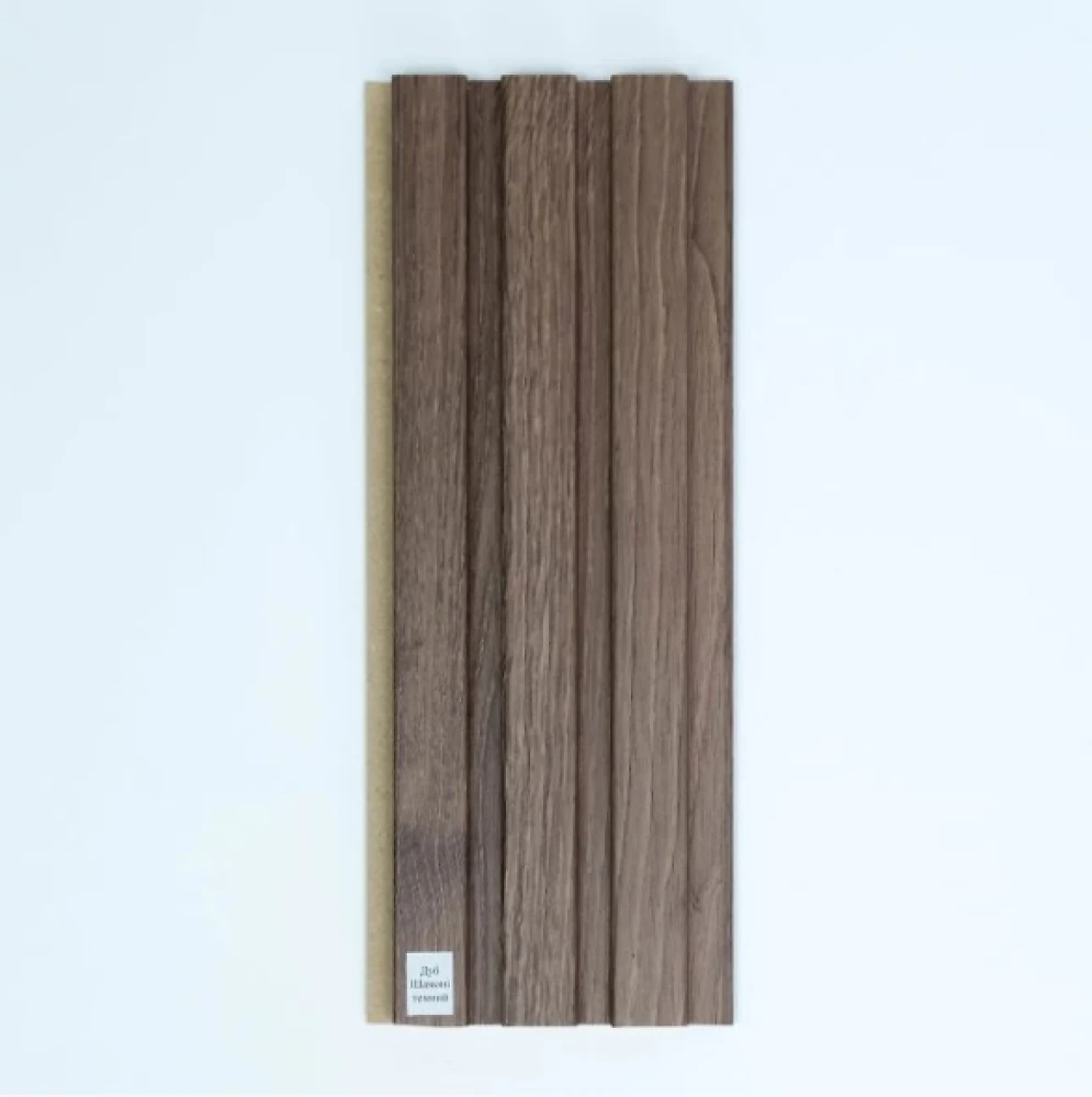 Панель МДФ Стеновая 12117 Дуб Шамони темный 117(104) x 12 х 2800  (1 шт.)