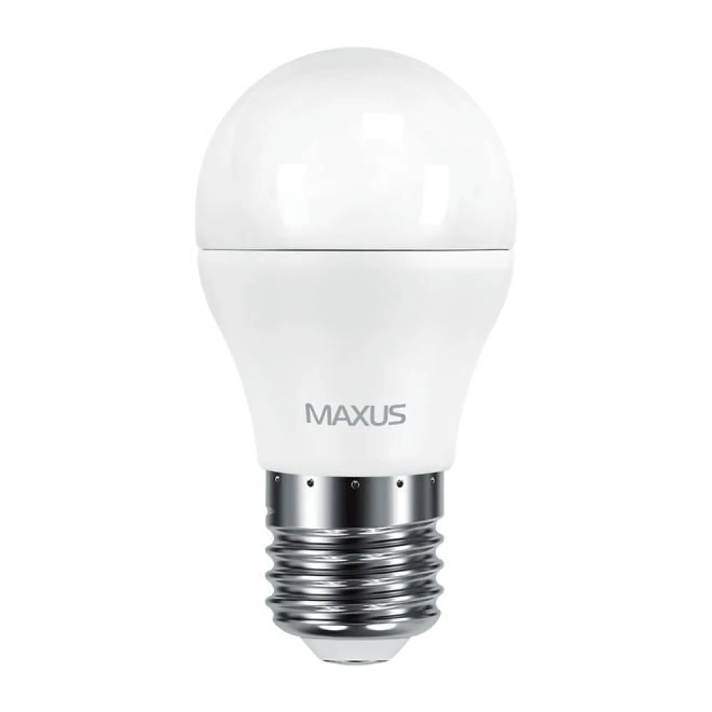 Лампа светодиодная шар 6Вт  220В Е27 4100K Maxus  2-LED-542(набор 2шт) (гарантия три года)