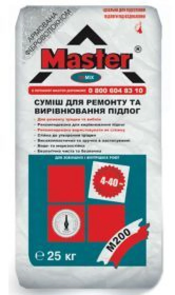 Смесь для пола Мастер- Basis 25 кг