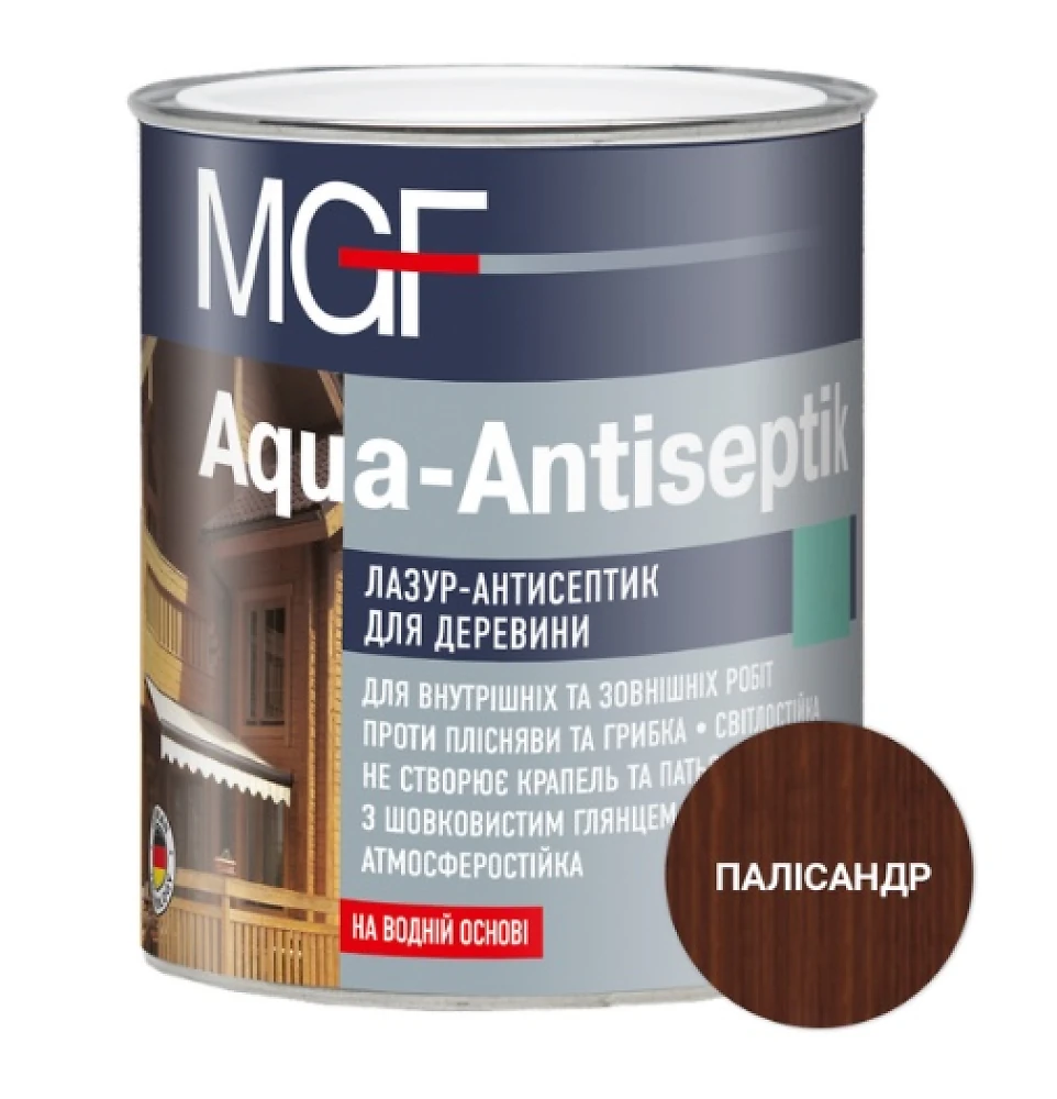 Лазур - антисептик Aqua-Antiseptik MGF полісандр 0.75 л