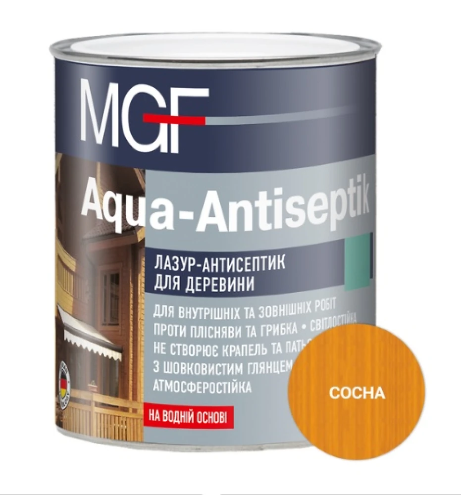 Лазур - антисептик Aqua-Antiseptik MGF сосна 0.75 л