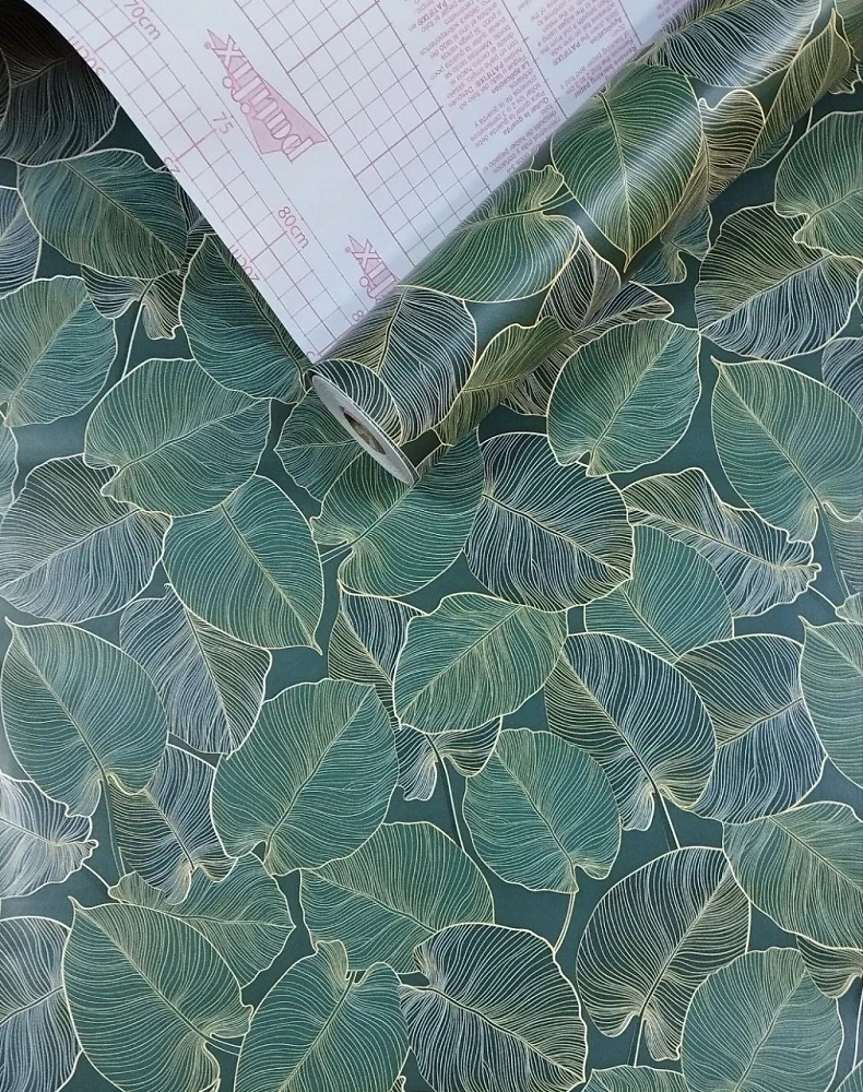 Самоклеюча плівка Patifix 45см х 1м 15-6140 (Зелене листя)