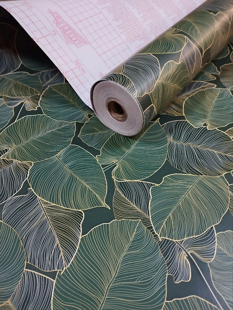 Самоклеюча плівка Patifix 45см х 1м 15-6140 (Зелене листя)