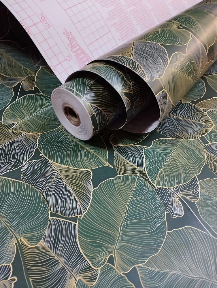 Самоклеюча плівка Patifix 45см х 1м 15-6140 (Зелене листя)