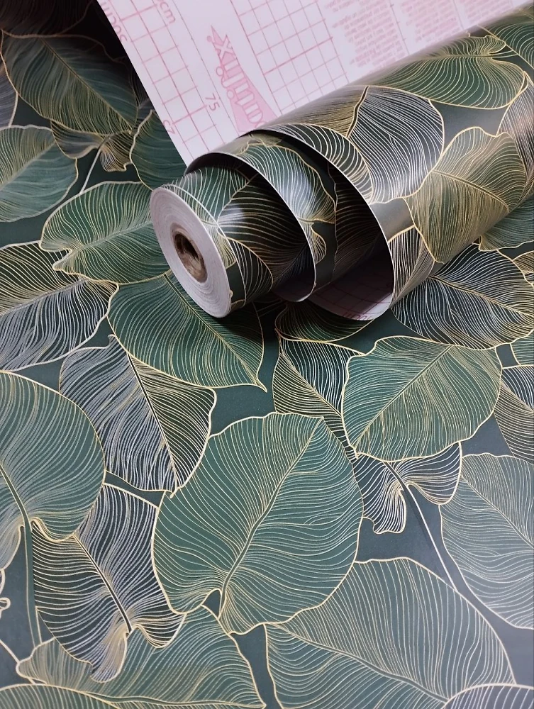 Самоклеюча плівка Patifix 45см х 1м 15-6140 (Зелене листя)