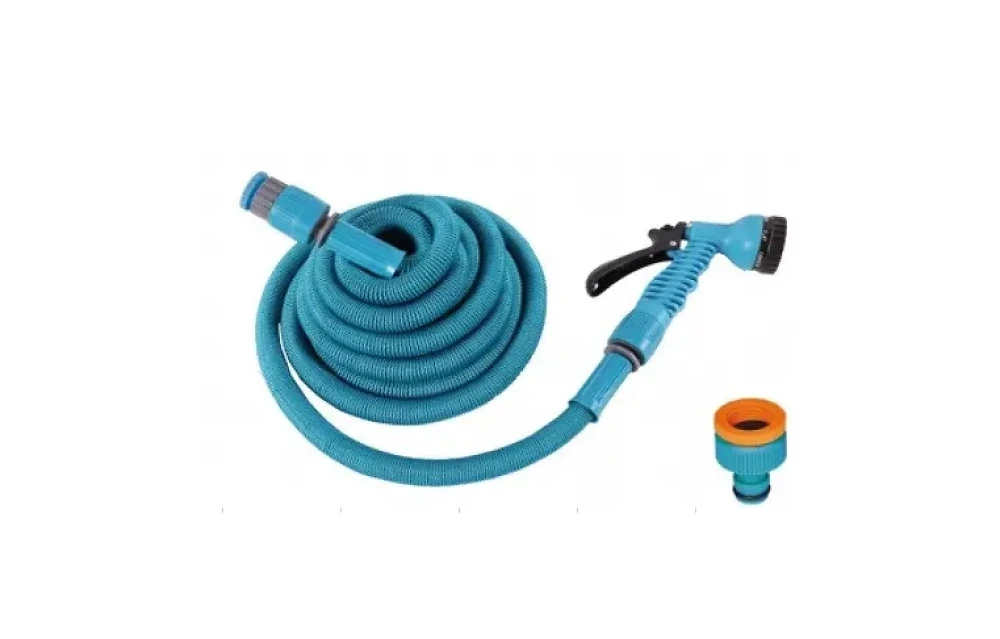 Шланг розтяжний 7,5-22,5м+ пістолет-розпилювач 7 режимів СИЛА (551293)