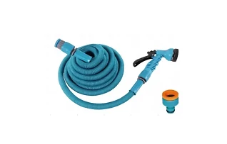 Шланг розтяжний 7,5-22,5м+ пістолет-розпилювач 7 режимів СИЛА (551293)