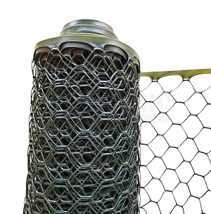 Садовая сетка пластиковая зеленая AgroSar 50х50мм ромбическая, ширина 2м (на метраж)