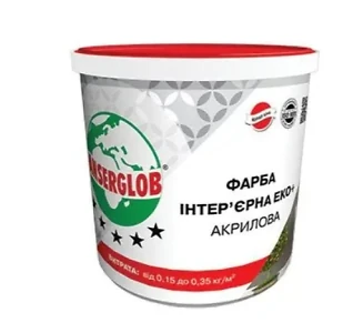 Фарба водно-дисперсійна Anserglob Інтер'єр ЄКО 10 л 14 кг