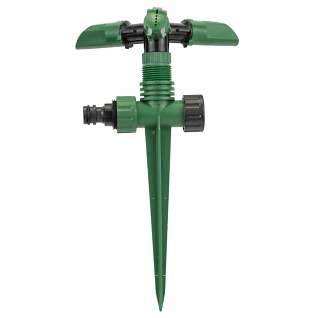 Дождеватель круговой на пластиковом колышке с верхней подачей (ABS) Grad (5014105)