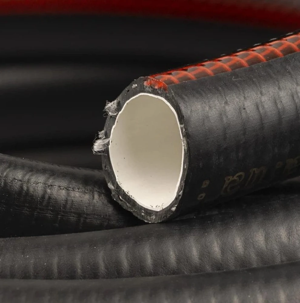 Шланг поливальний 1/2  (Графіт 5 шарів ,армований)  FLORA 1м