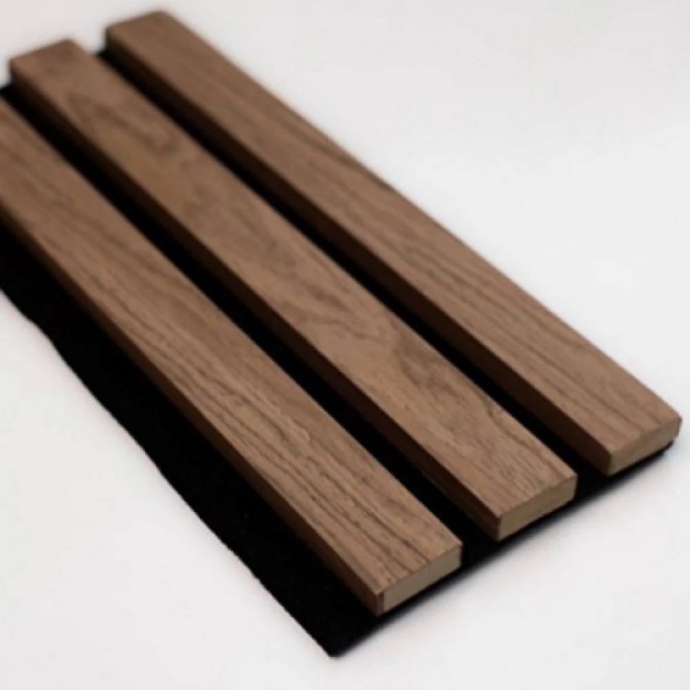 Декоративна акустична панель 2800*300*18 мм Горіх Салерно