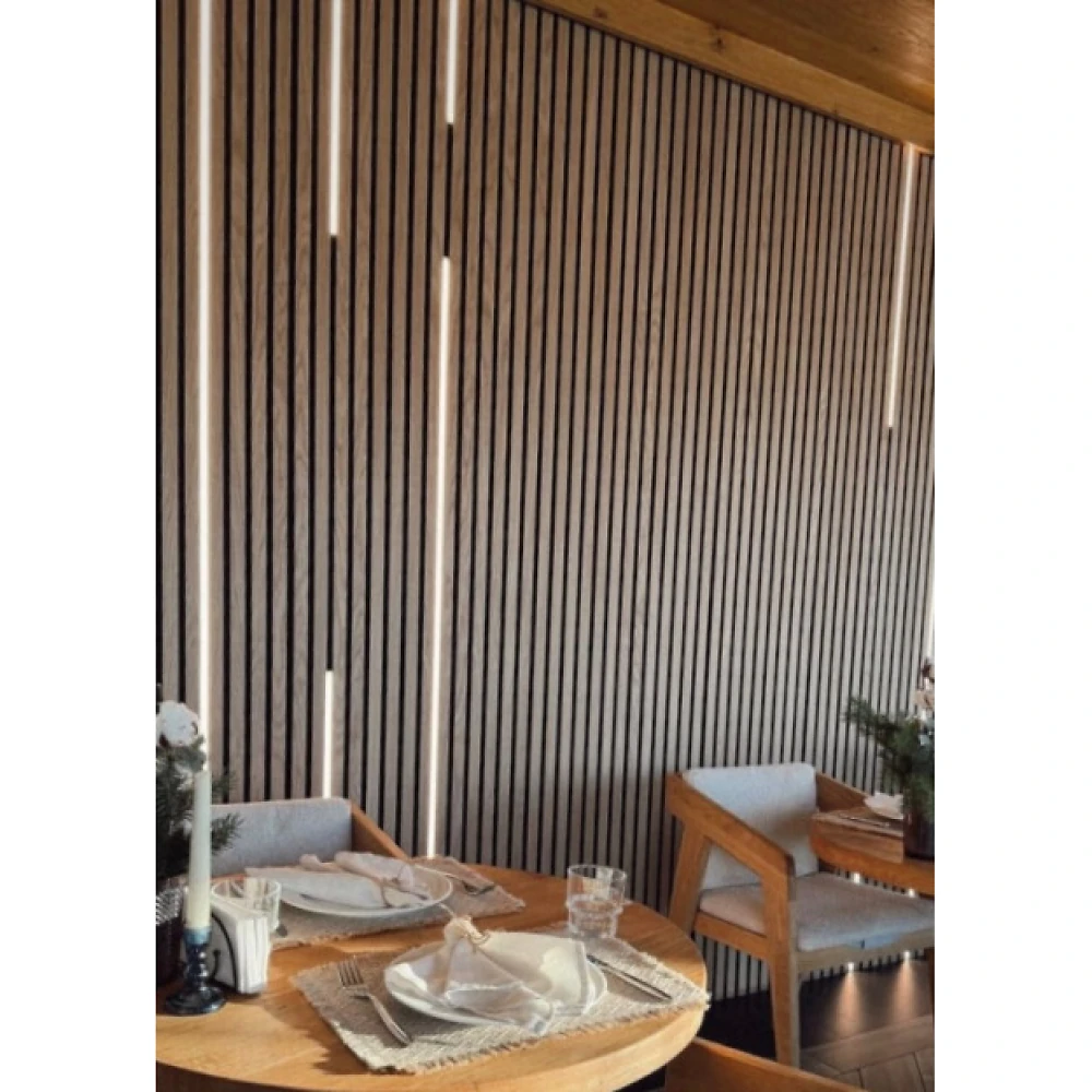 Декоративна акустична панель 2800*300*18 мм Горіх Салерно