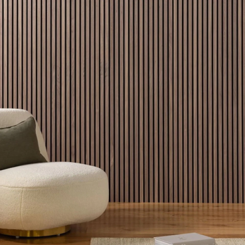 Декоративна акустична панель 2800*300*18 мм Горіх Салерно