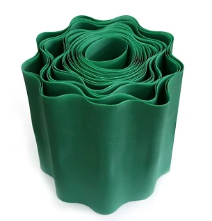 Бордюр хвилястий 9м х 15см зелений OBFG0915