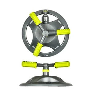 Ороситель на подставке 3-рожковый вращающийся LIME LINE LE-6203