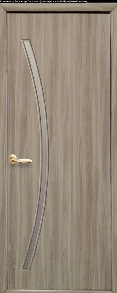 Дверь Модерн Дива сандал (со стеклом сатин) Экошпон Новый стиль