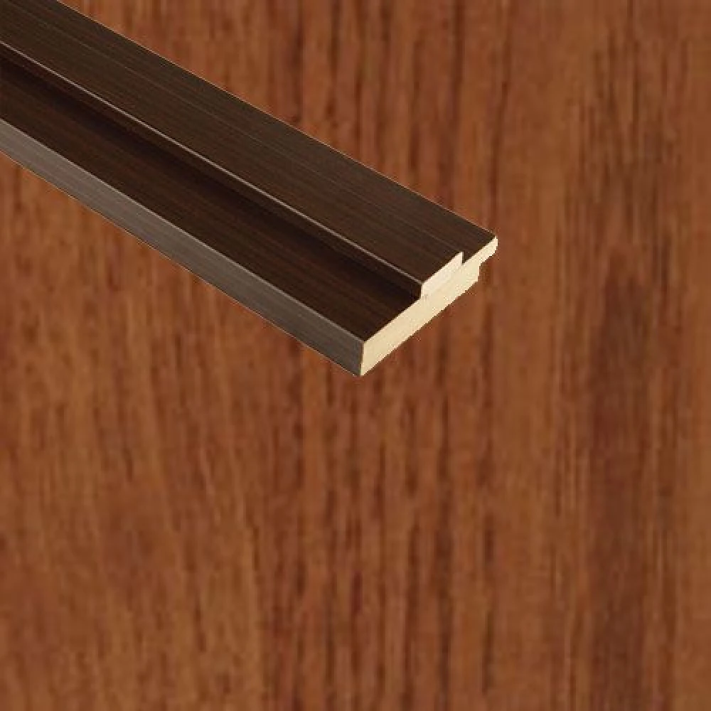 Коробка каштан ПВХ DeLuxe МДФ100*32 (к-т) с уплотн. Новый стиль