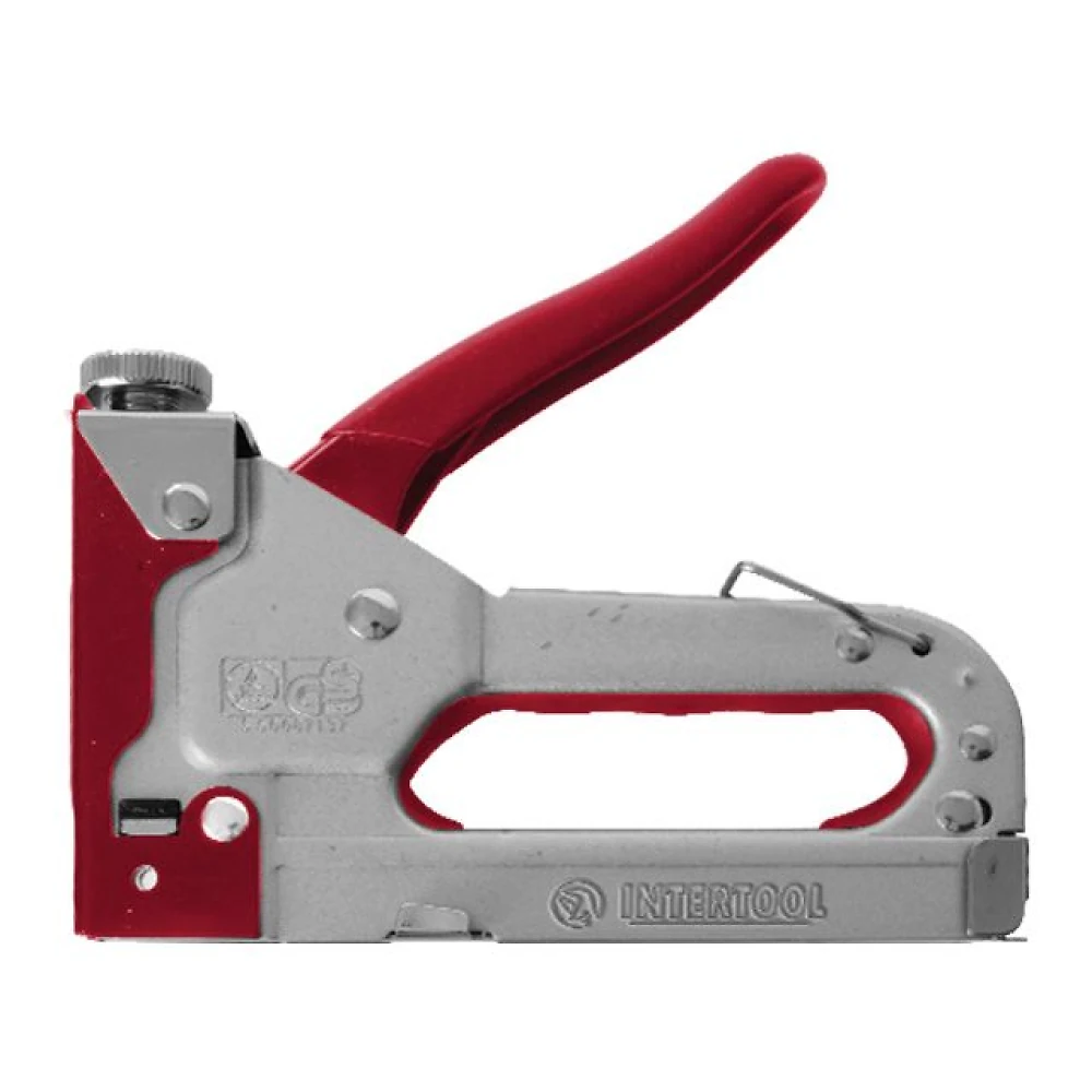 Степлер механічний 4-14мм (тип 53) метал. корпус, регульований Intertool RT-0201