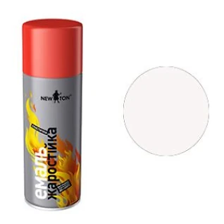 Емаль жаростійкий (600 ) Біла 400 мл NewTon (аерозоль)