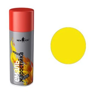 Емаль жаростійкий (600 ) Жовта 400 мл NewTon (аерозоль)