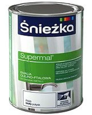 Эмаль МФ Sniezka Supermal Белая глянцевая  0,8 л RAL9003