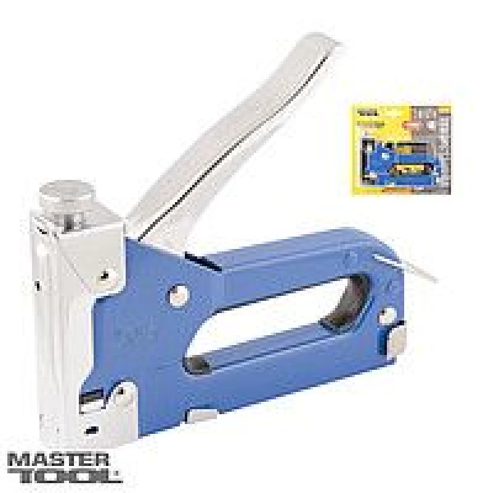 Степлер механический 4-14мм (тип 53) метал. корпус, регулируемый Mastertool 41-0905