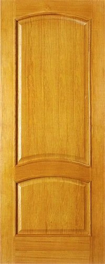 Дверь шпонированная Капри 3 глухая 2000х800х40мм св. дуб Дв. Белоруссии