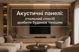 Акустичні панелі: стильний спосіб зробити будинок тихішим