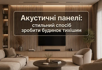 Акустичні панелі: стильний спосіб зробити будинок тихішим