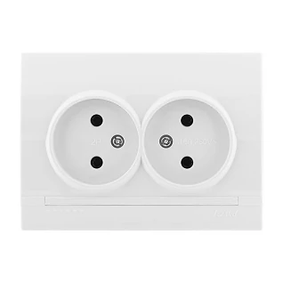 Lezard Deriy Білий Розетка 2-я б / з