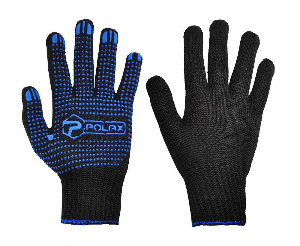 Перчатки POLAX черные плотные