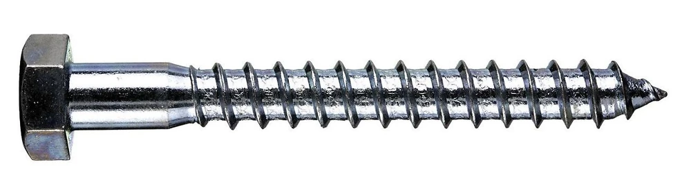 Винт для дерева с шестигранной головкой  8,0х 70мм