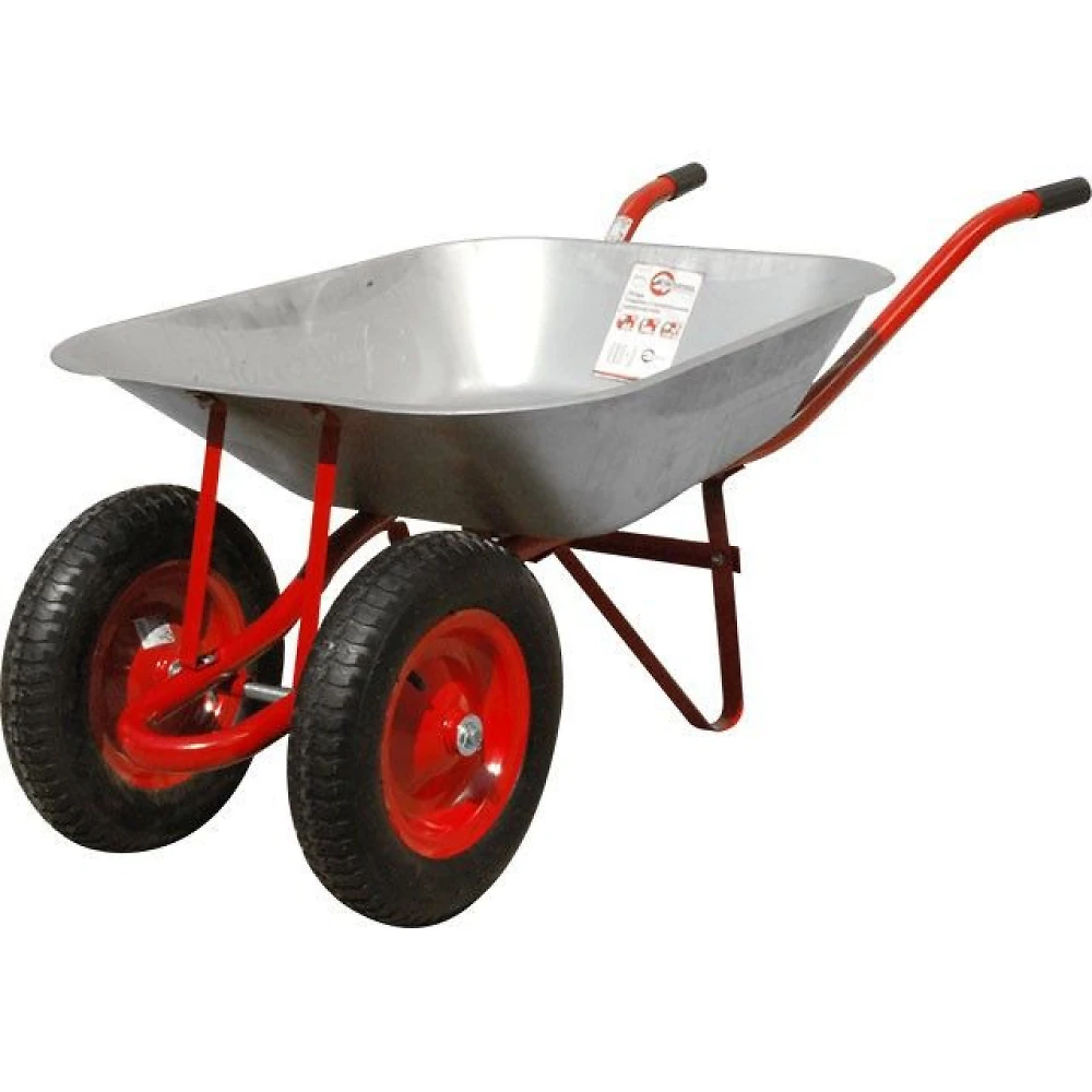 Тачка двухколесная (подшипник 14') садово-строительная  65л 140кг  Intertool WB-0623