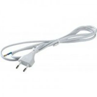 Шнур в вилкой 6А белый