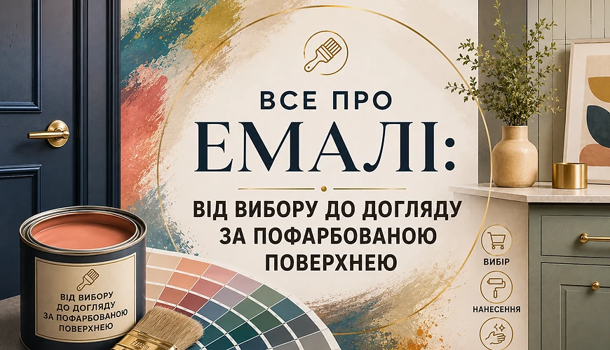 Все про емаль: від вибору до догляду за пофарбованою поверхнею